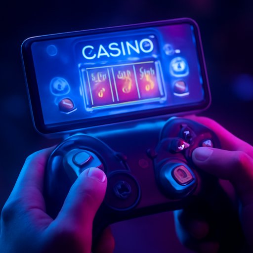 online casino game language menu on mobile app