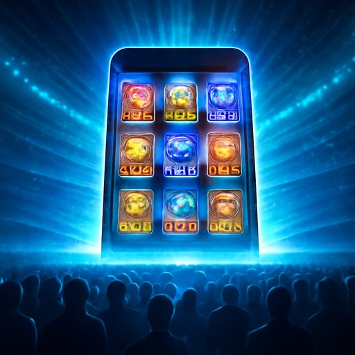 online casino game slots lobby on mobile dashboard