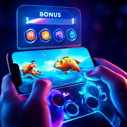 online casino game bonus meter beside phone