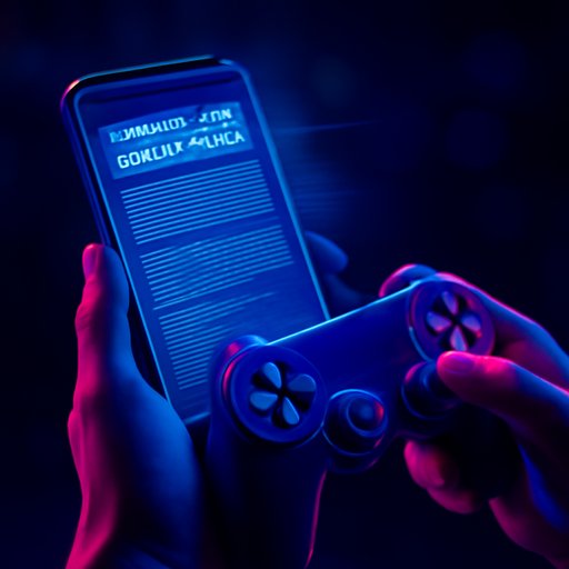 online casino game agreement screen on smartphone